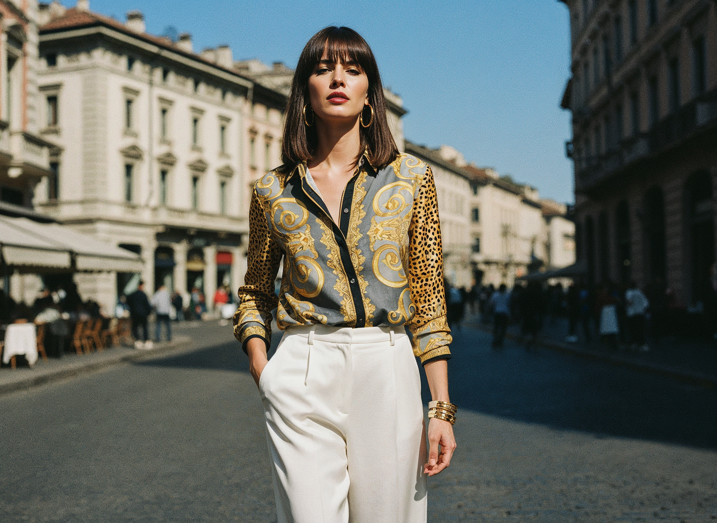 8 Ways to Wear the Versace Barocco-Print Silk Shirt