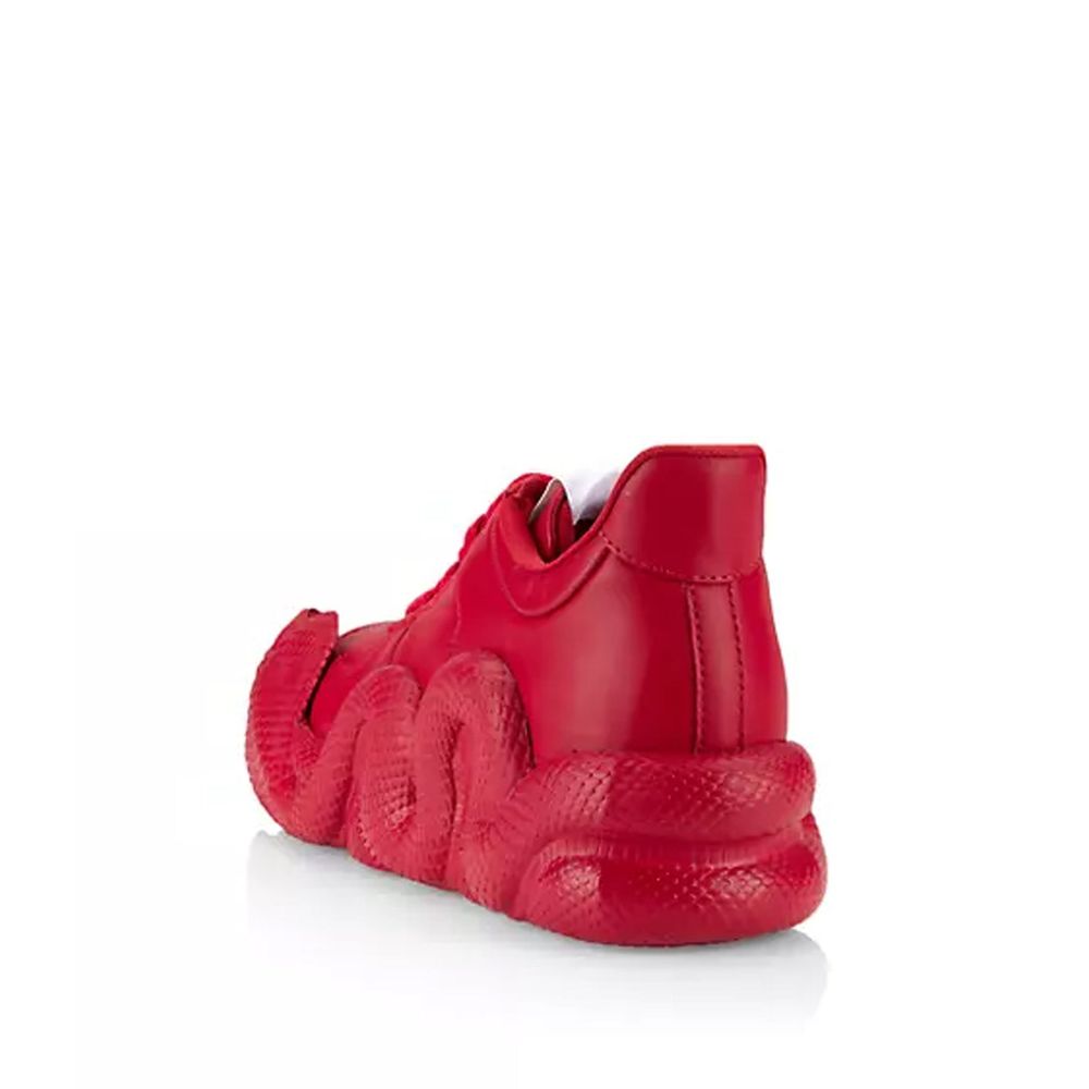 Multicolor Calfskin Chunky Sneakers