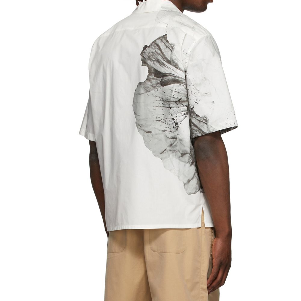 White Cotton Shortsleeve Shirt