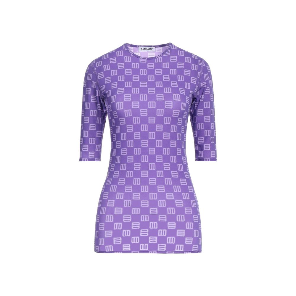 Multicolor Elastane T-Shirt