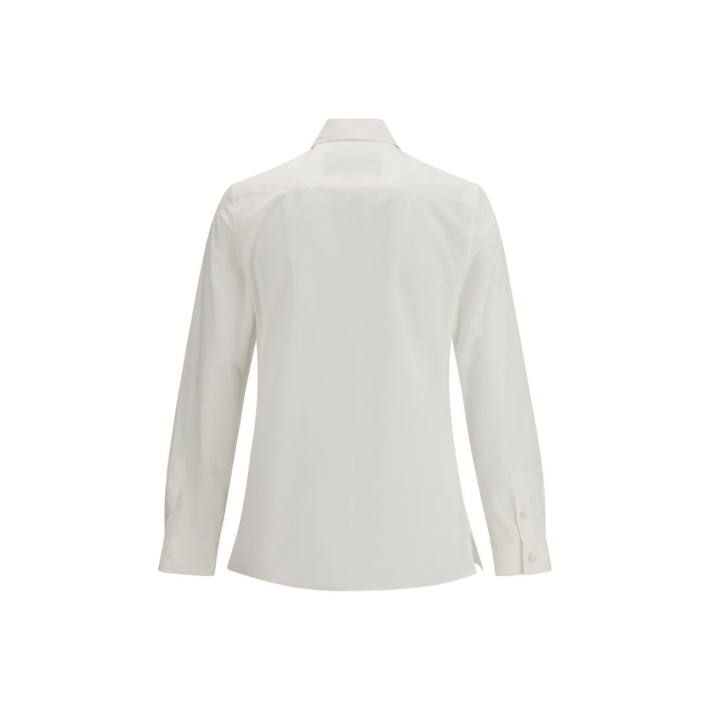 White Cotton Dress Shirt