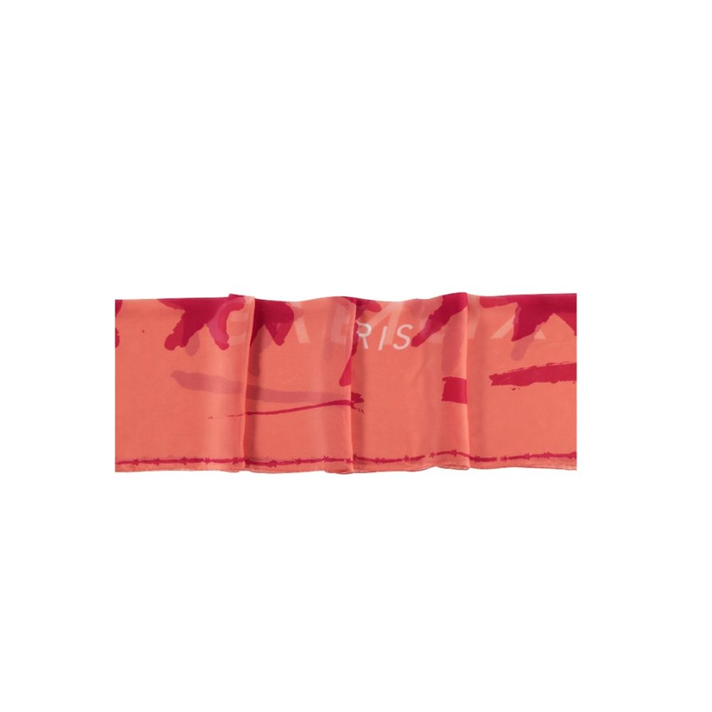 Orange Silk Scarf