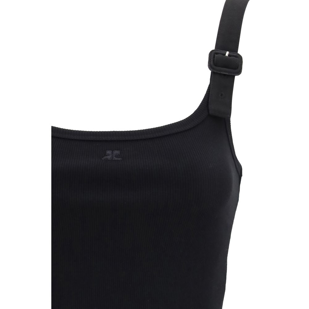 Black Cotton Tank Tops
