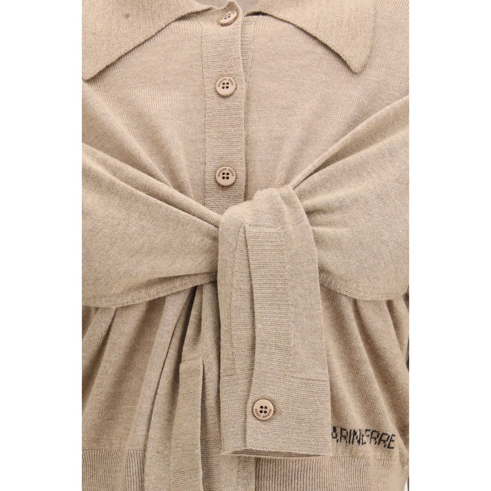 Beige Viscose Cardigan