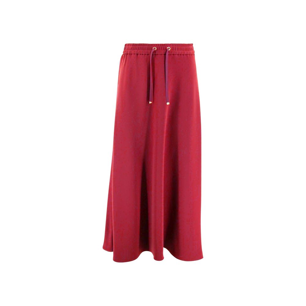 Multicolor Acetate Midi Skirt