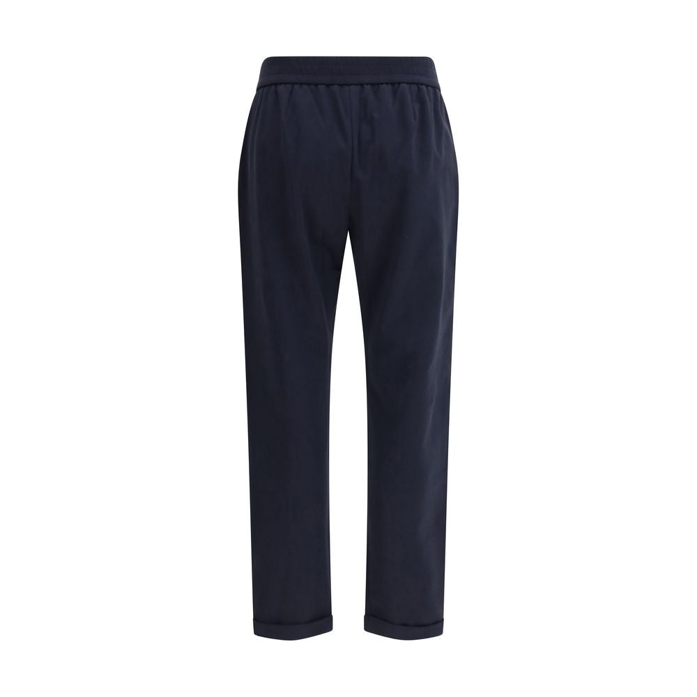 Blue Cotton Joggers (Workout Pants)