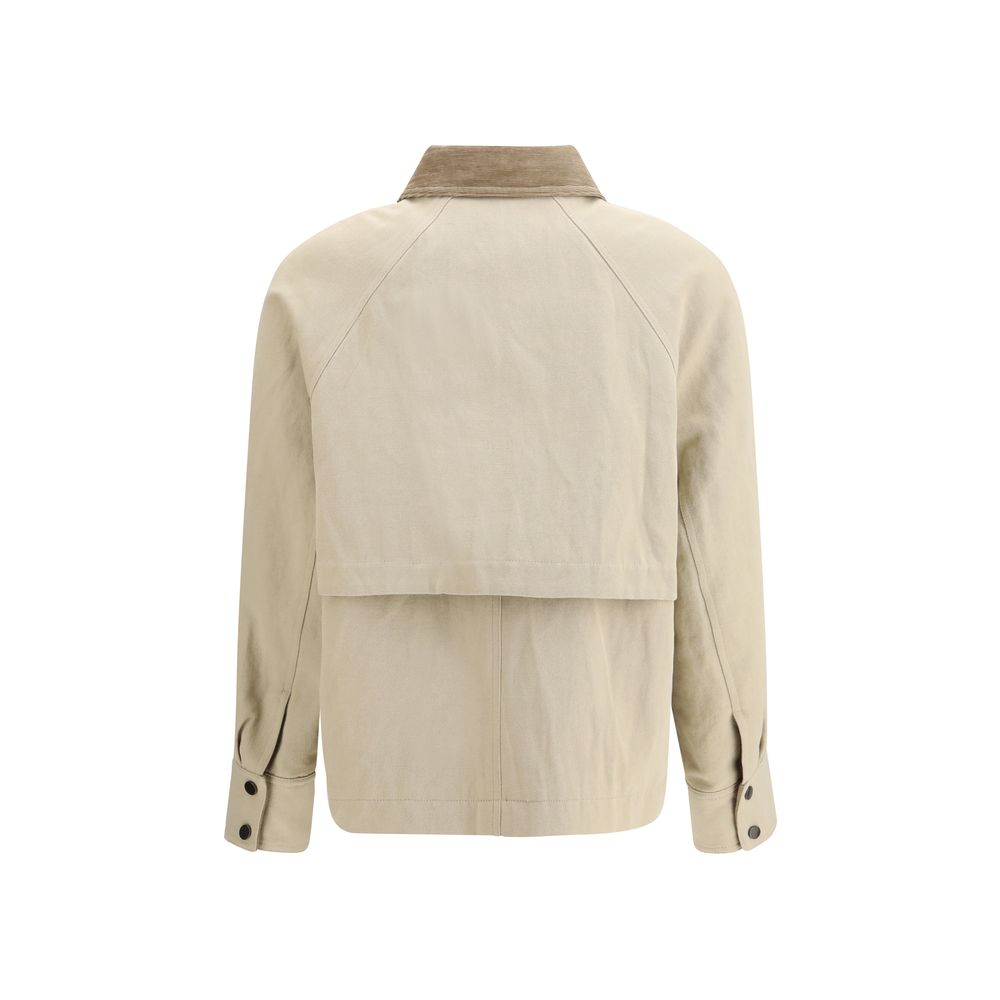 Beige Cotton Coat
