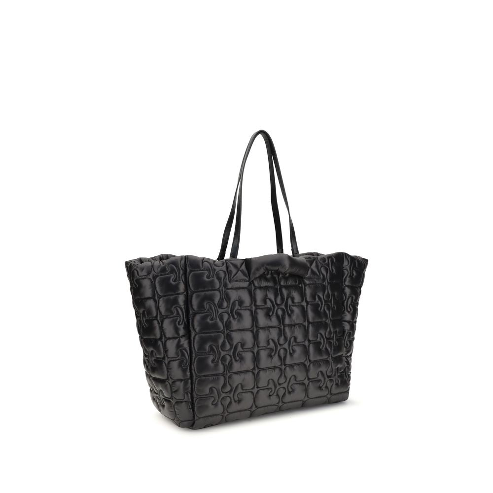 Black Polyamide Shoulder Bag