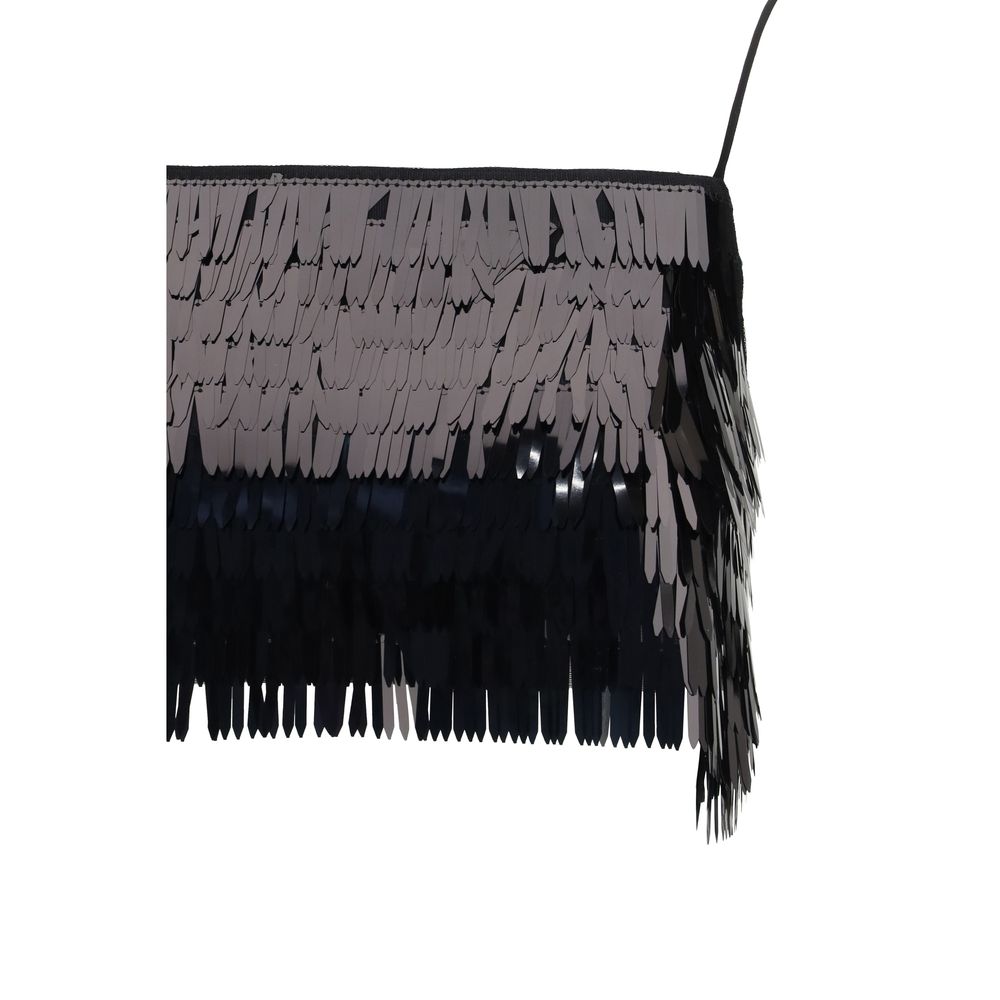 Black Polyester Blouse