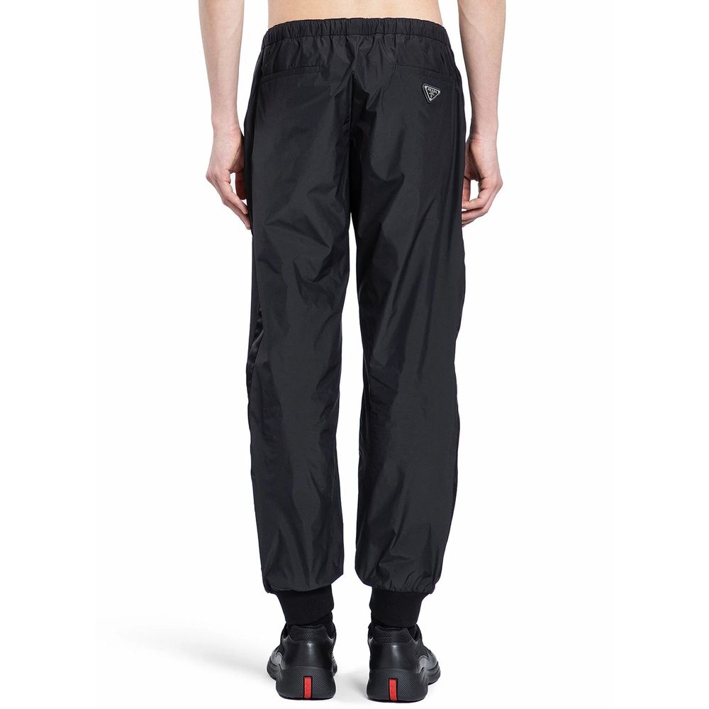 Black Nylon Joggers (Workout Pants)