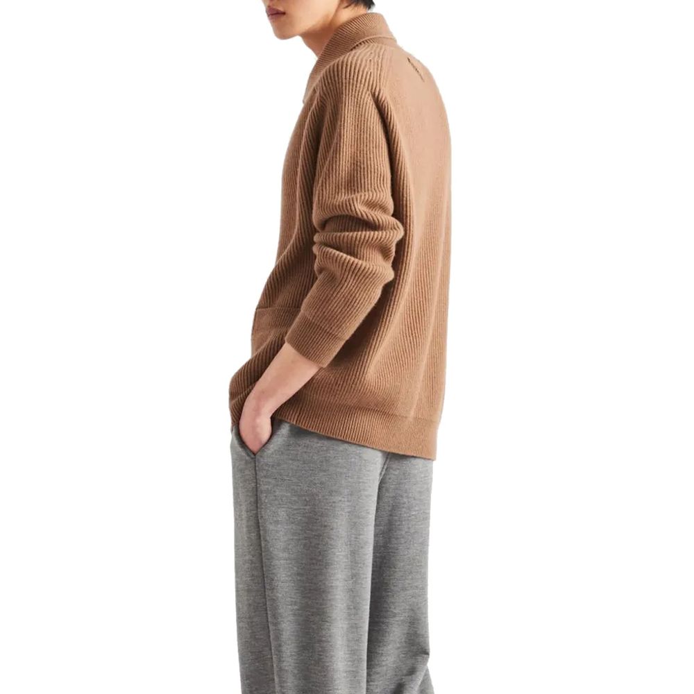 Brown Cashmere Cardigan