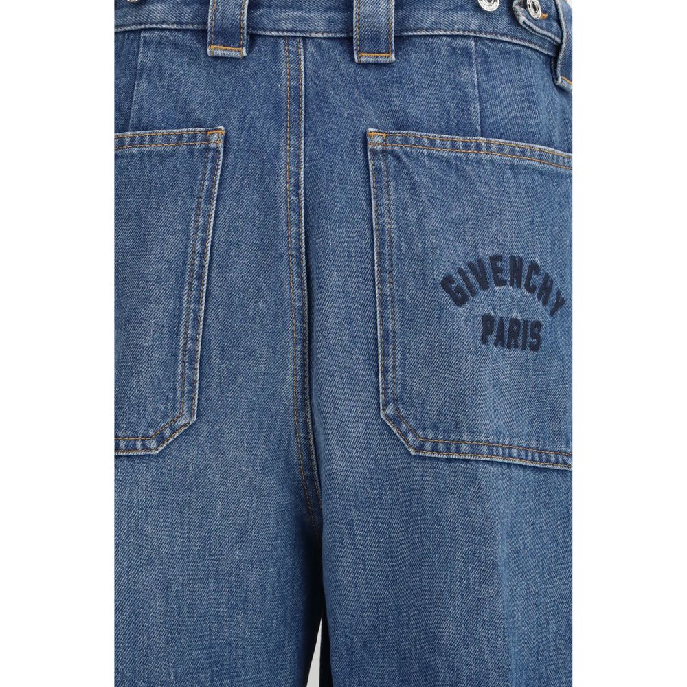 Blue Cotton Jeans Denim