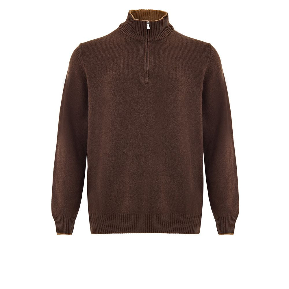 Brown Wool Turtleneck