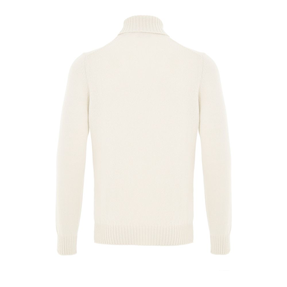 White Wool Turtleneck
