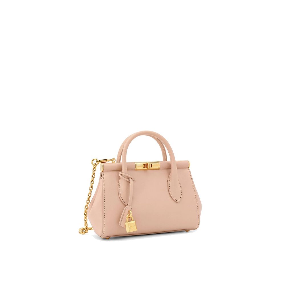 Beige Calfskin Handbag