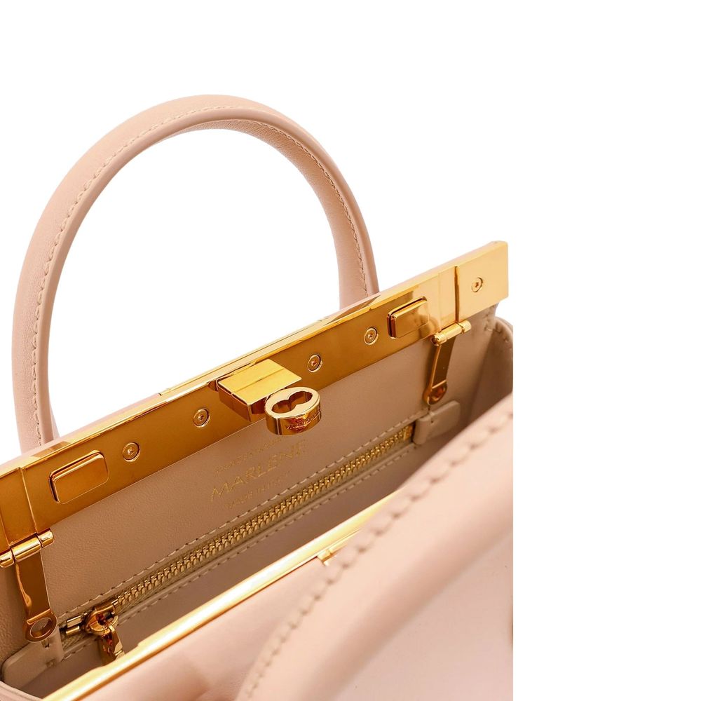 Beige Calfskin Handbag