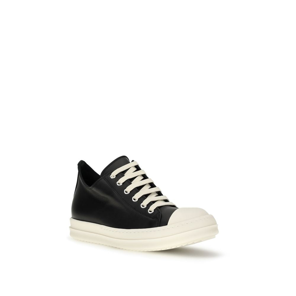 Black Calf Leather Bos Taurus Low Top Sneakers
