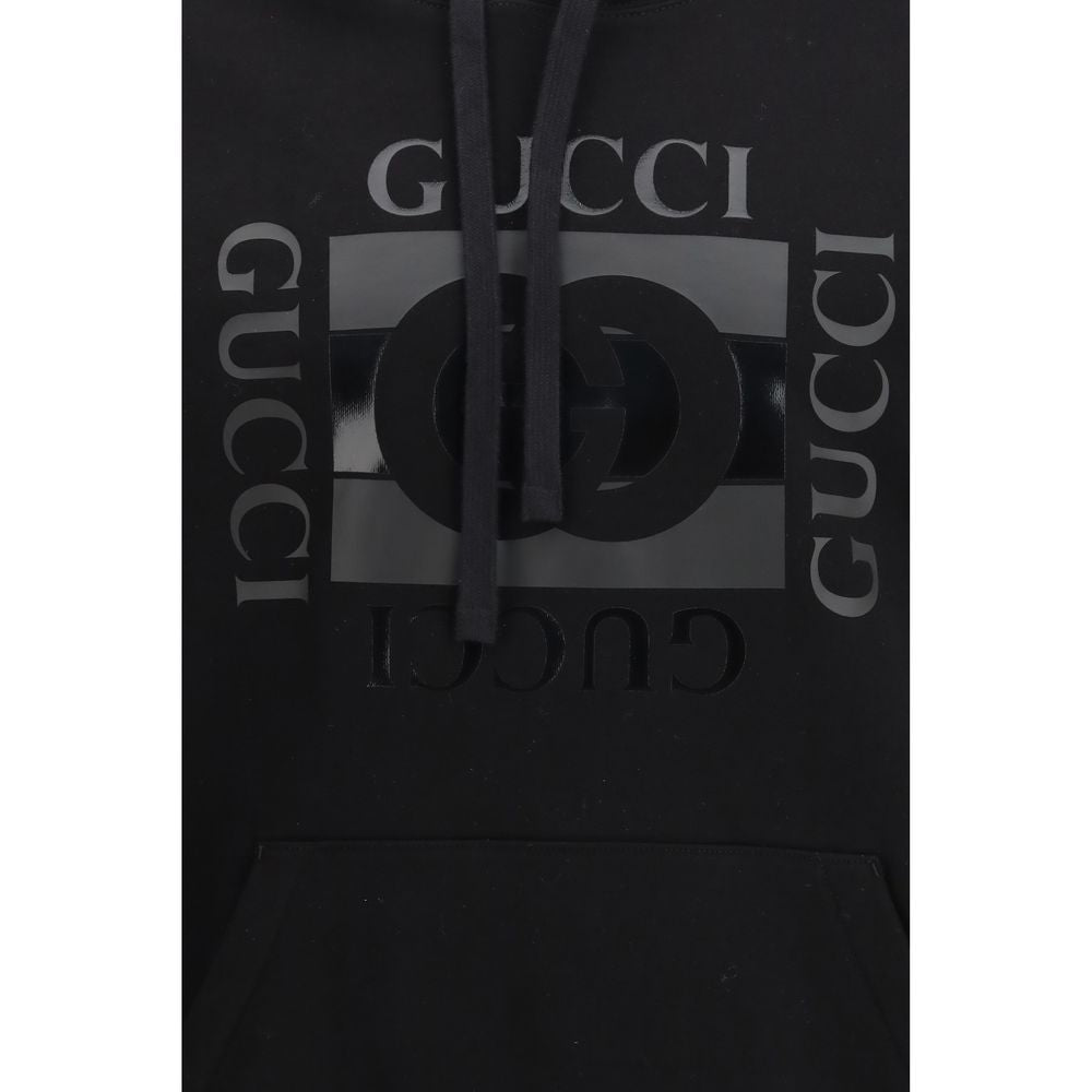 Black Cotton Sweatshirt