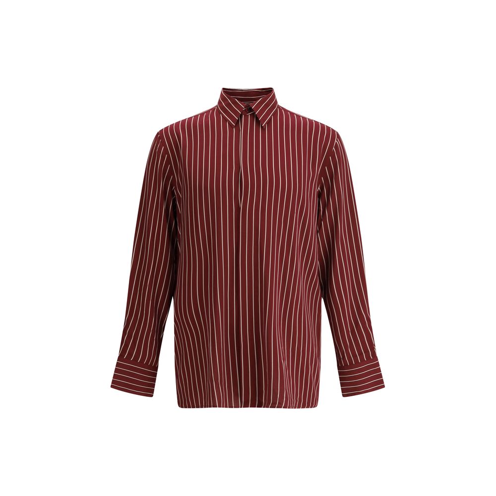Bordeaux Viscose Pattern Shirt