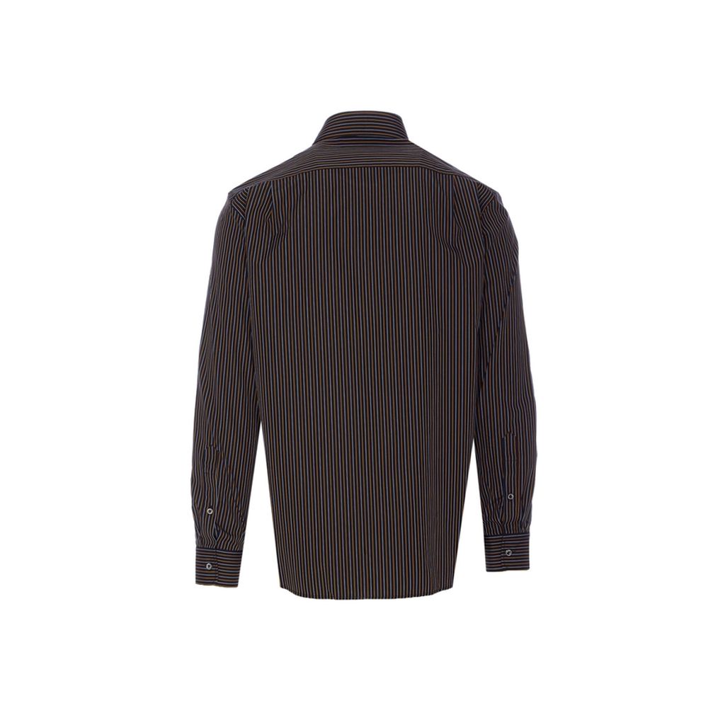 Brown Cotton Pattern Shirt