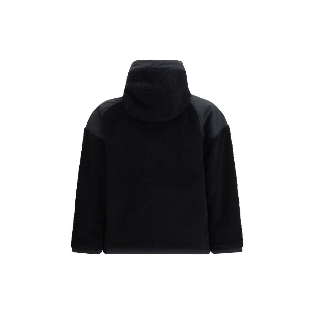 Black Wool Bomber