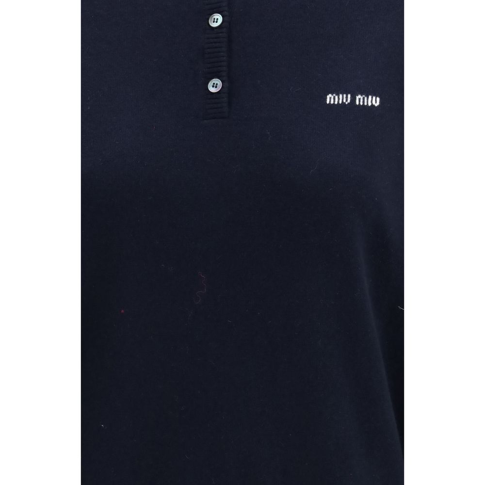 Blue Cashmere Sweatshirt