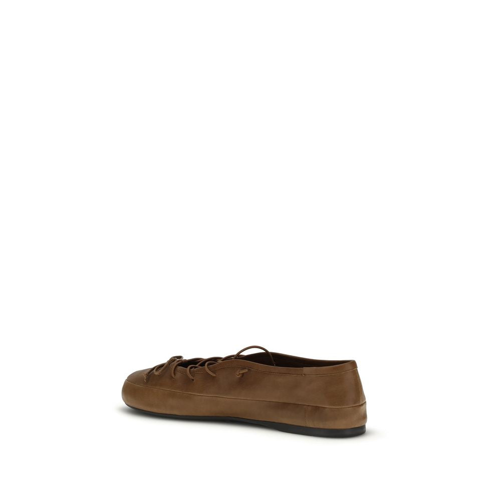 Brown Lamb Ovis Aries Aries Ballet Flats