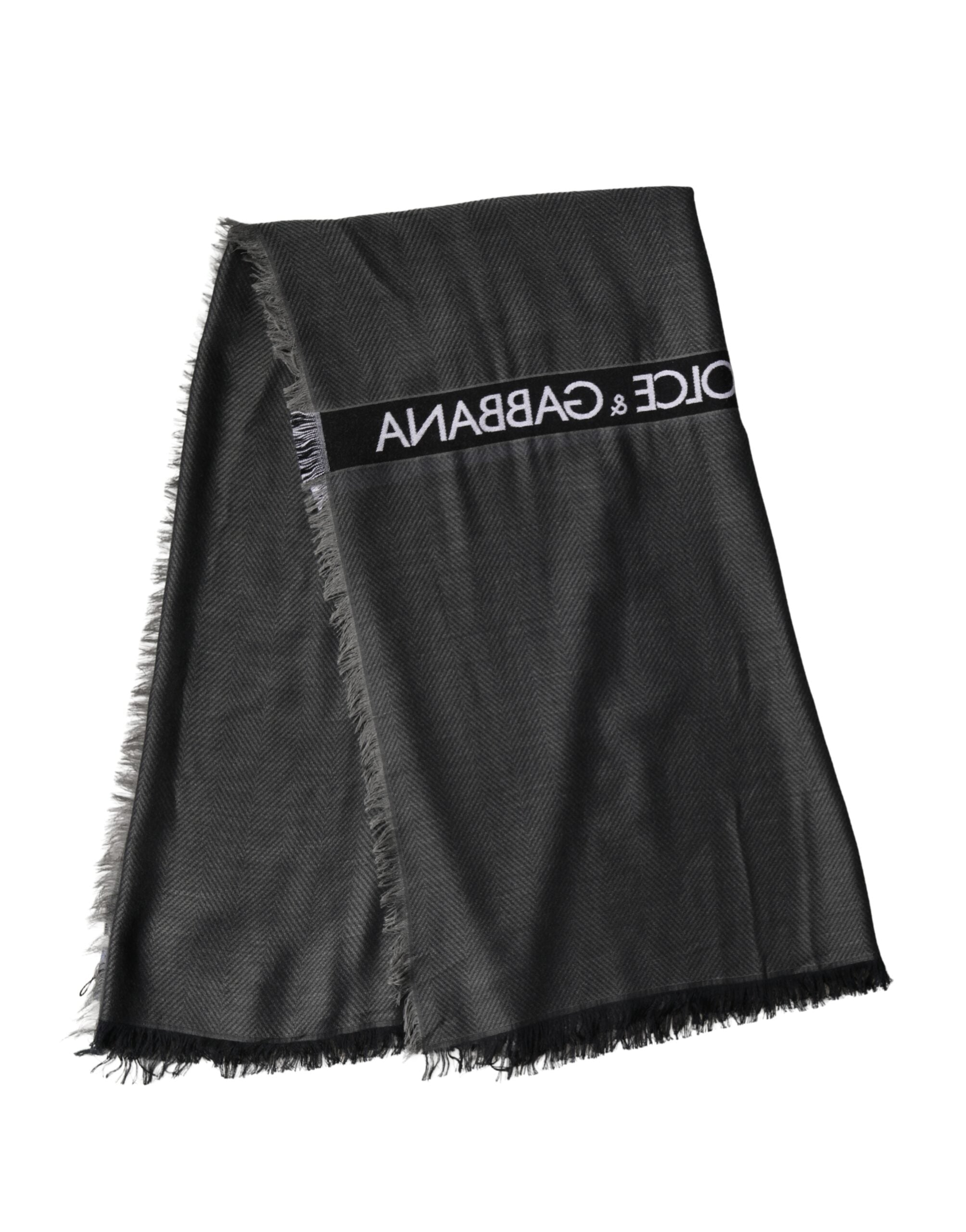 Black Modal Warmer Shawl Fringes 140cm x 134cm Men Scarf