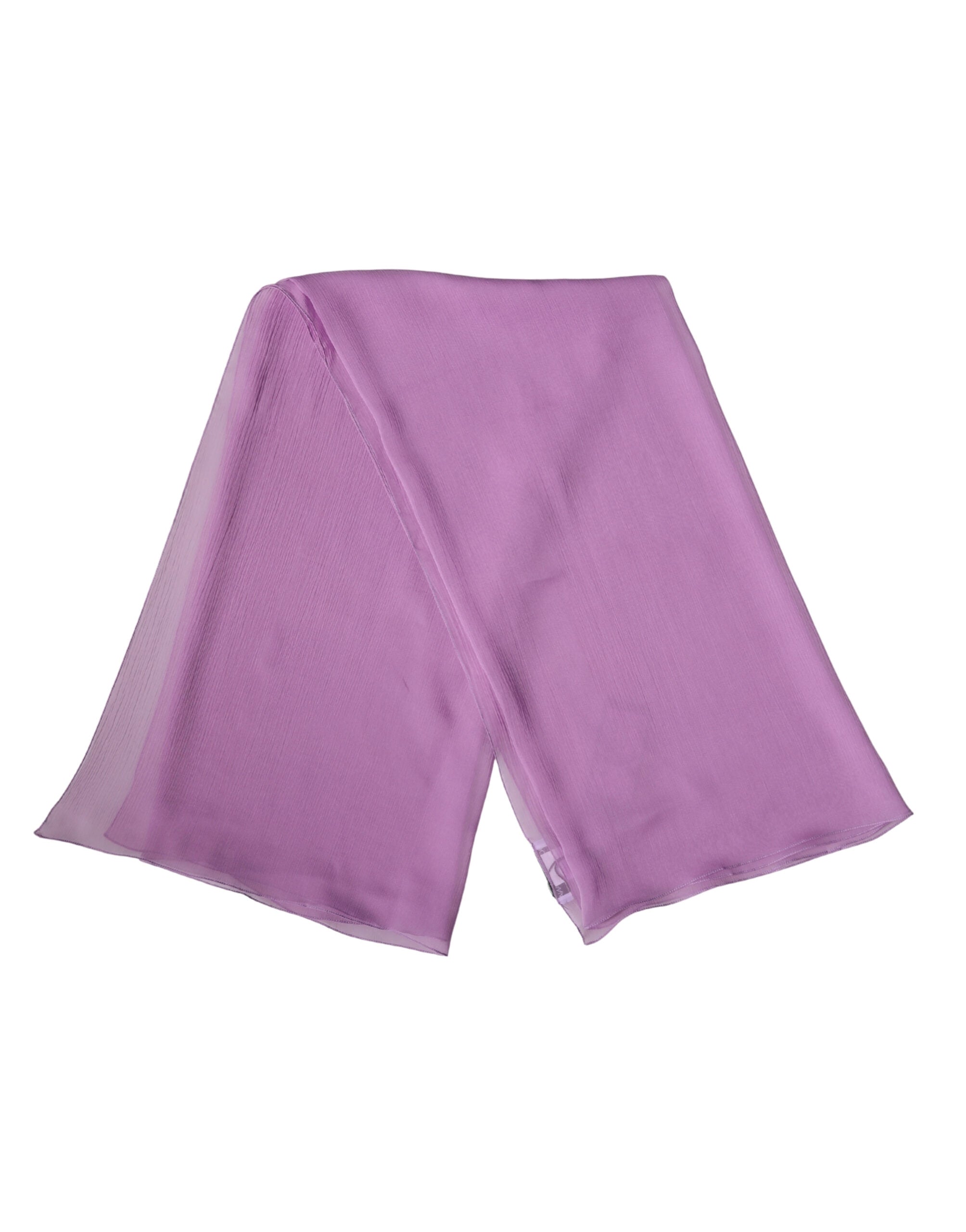 Light Purple Silk Neck Wrap Foulard 114cm x 114cm Scarf