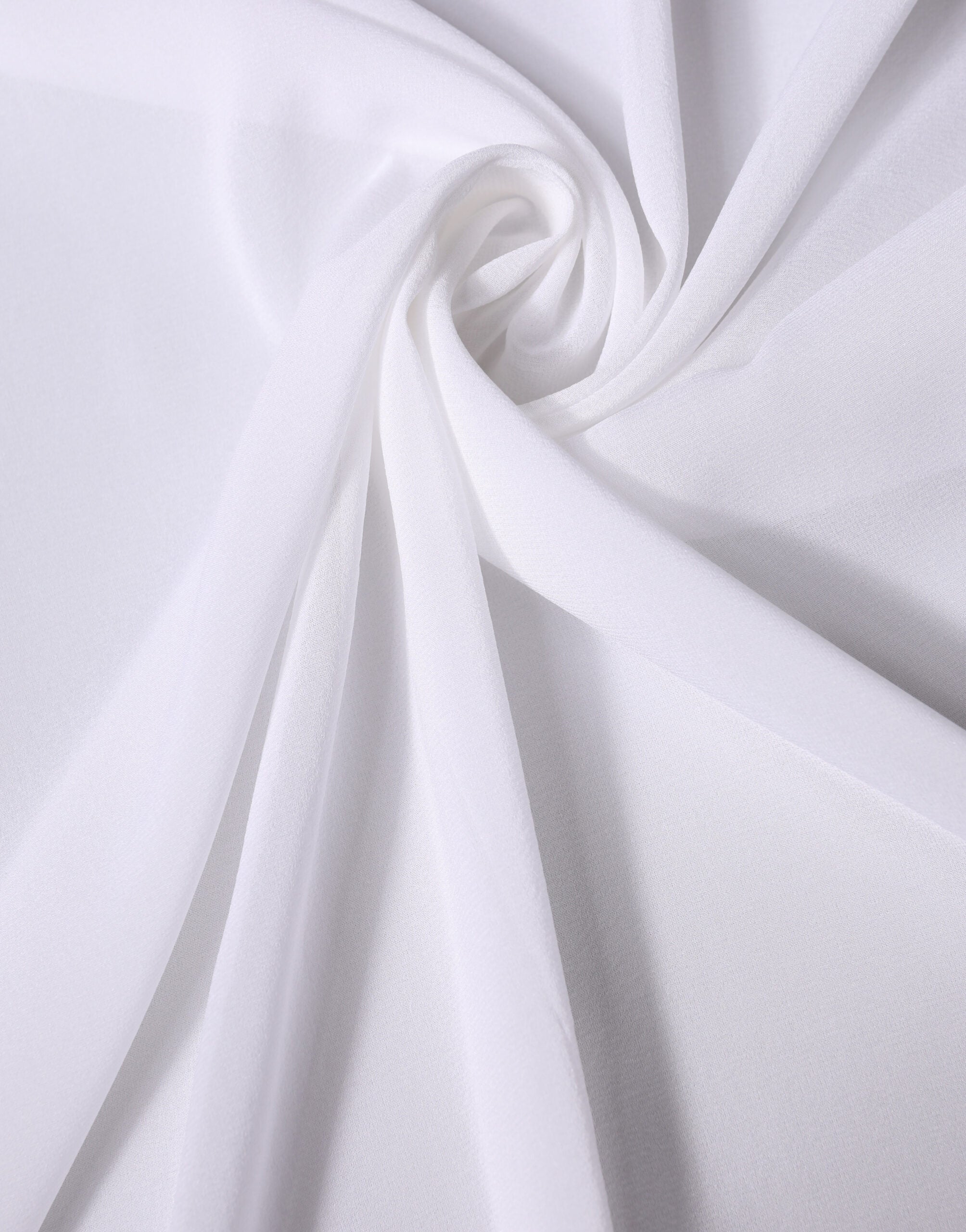 White Silk Neck Wrap Shawl Stole 200cm x 64cm Scarf