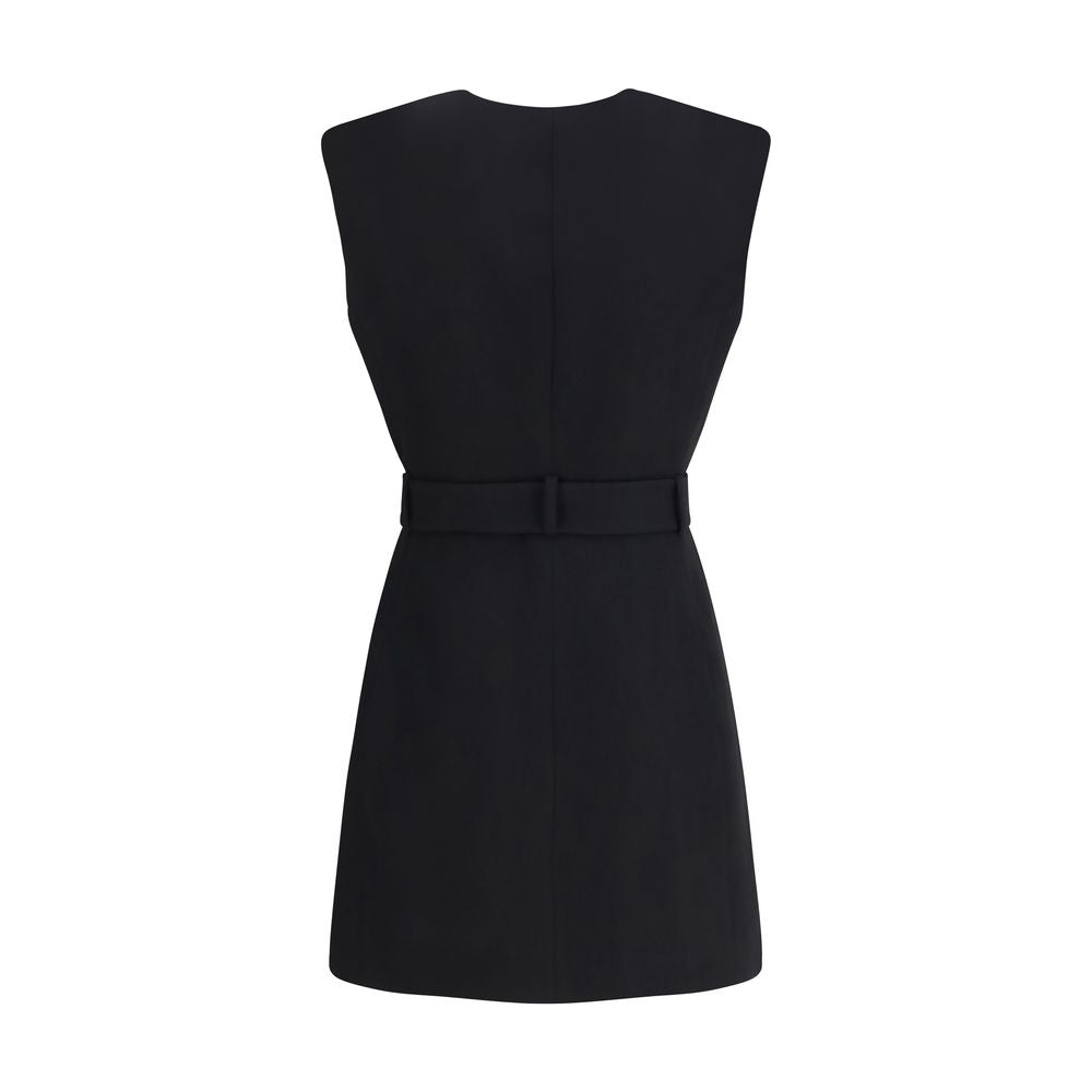 Black Fleece Wool Cocktail Dress