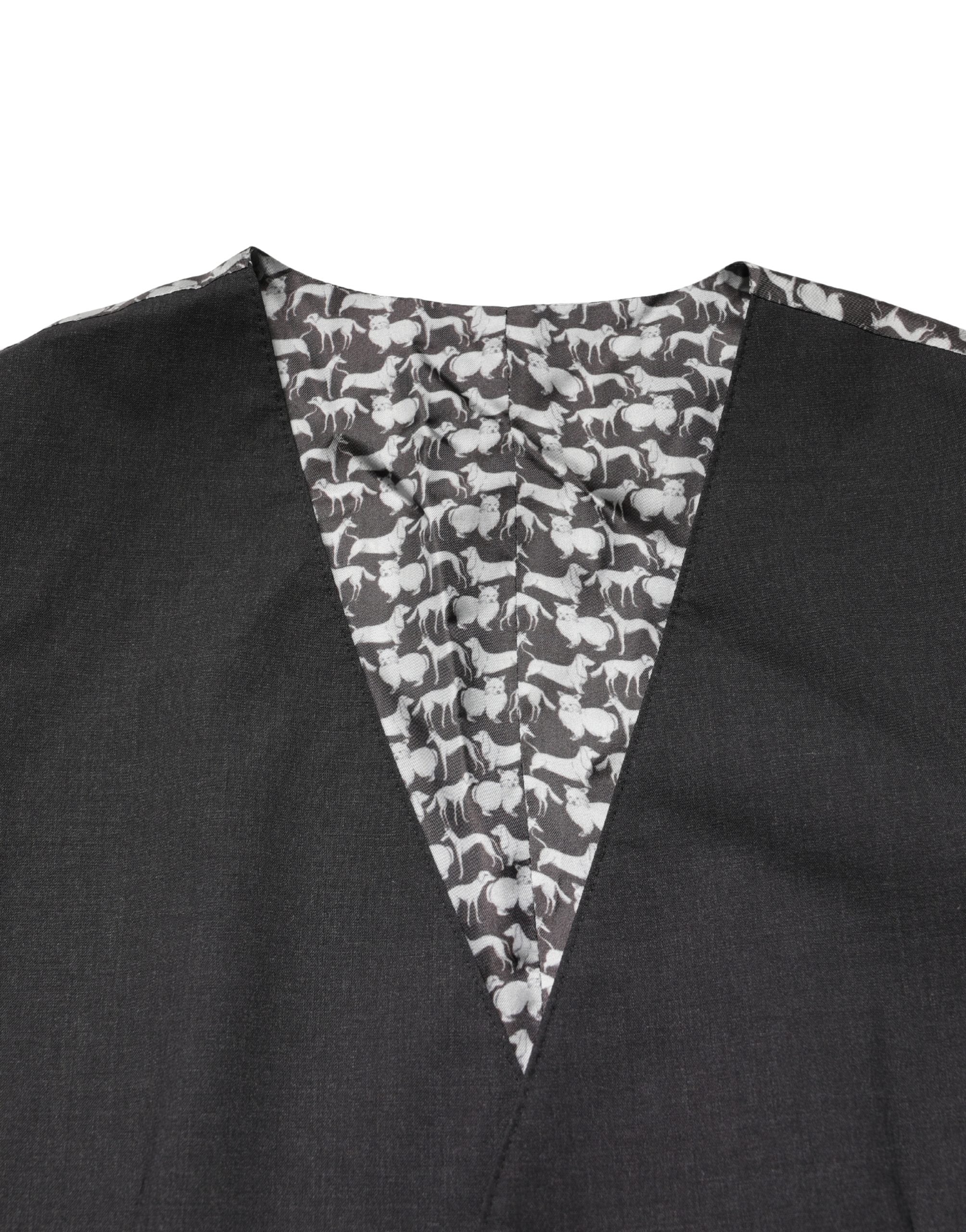 Black Wool Dress Men Formal Waistcoat Vest