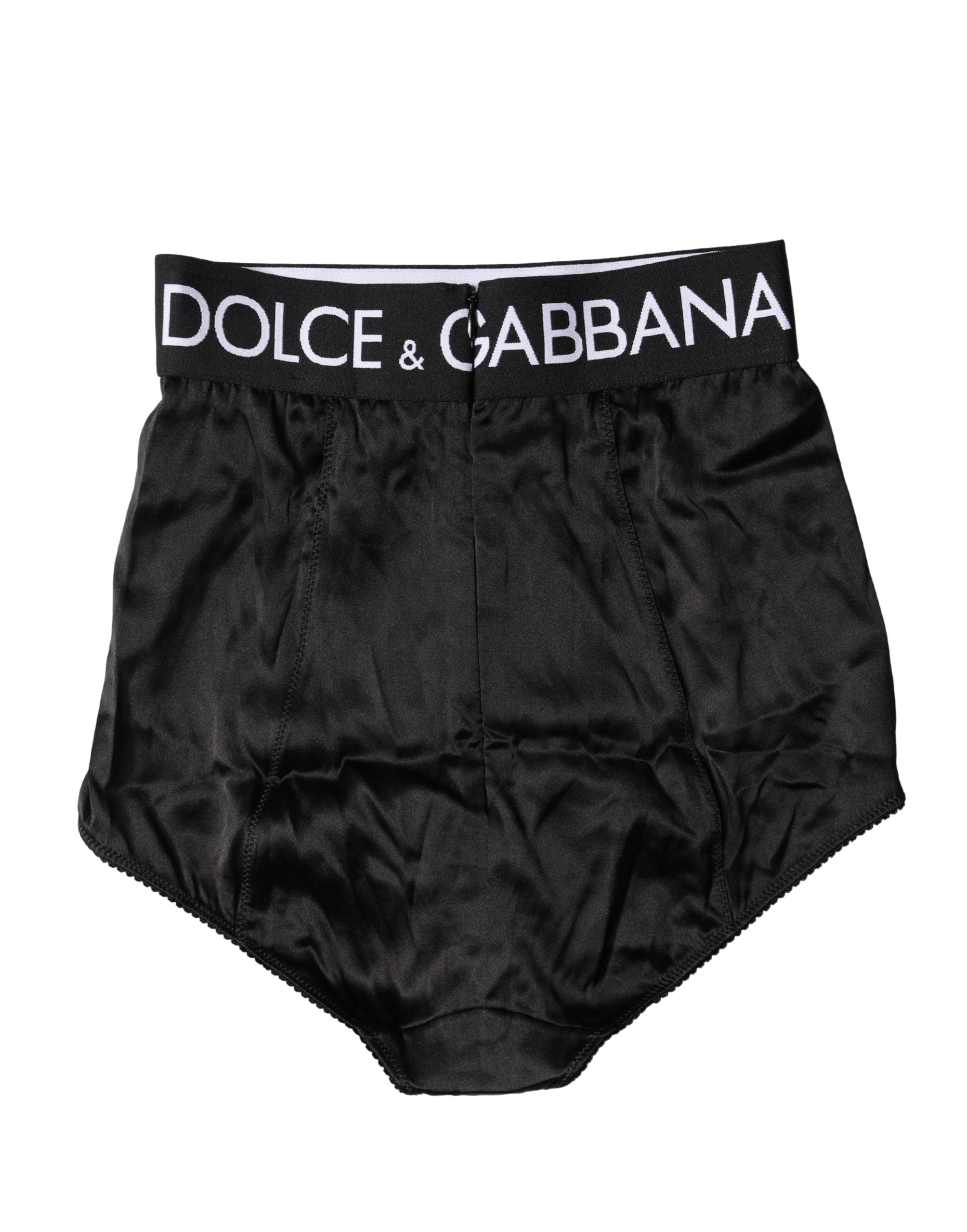 Black Logo Girdle High Waist Panty Underwear
