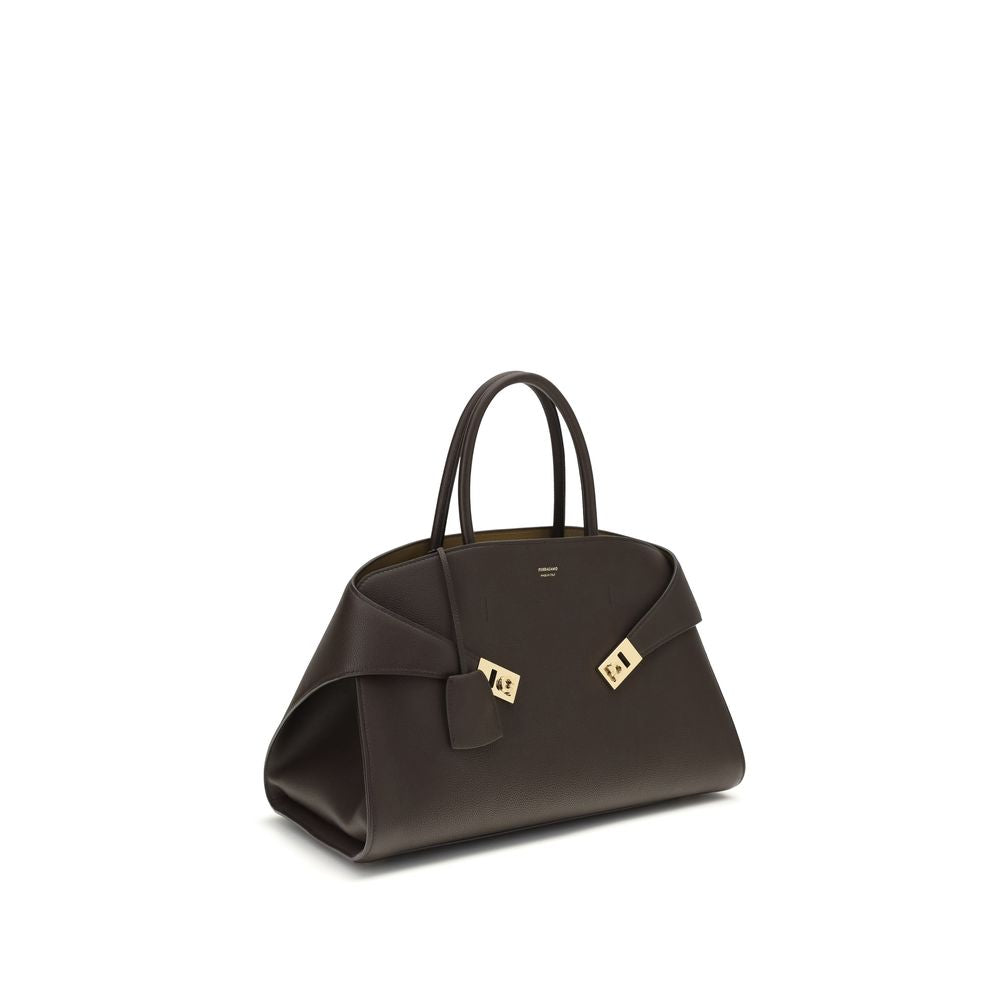 Brown Calf Leather Bos Taurus Handbag