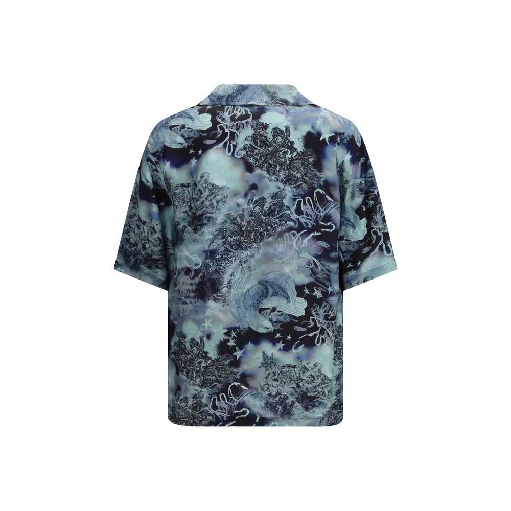 Multicolor Viscose Pattern Shirt