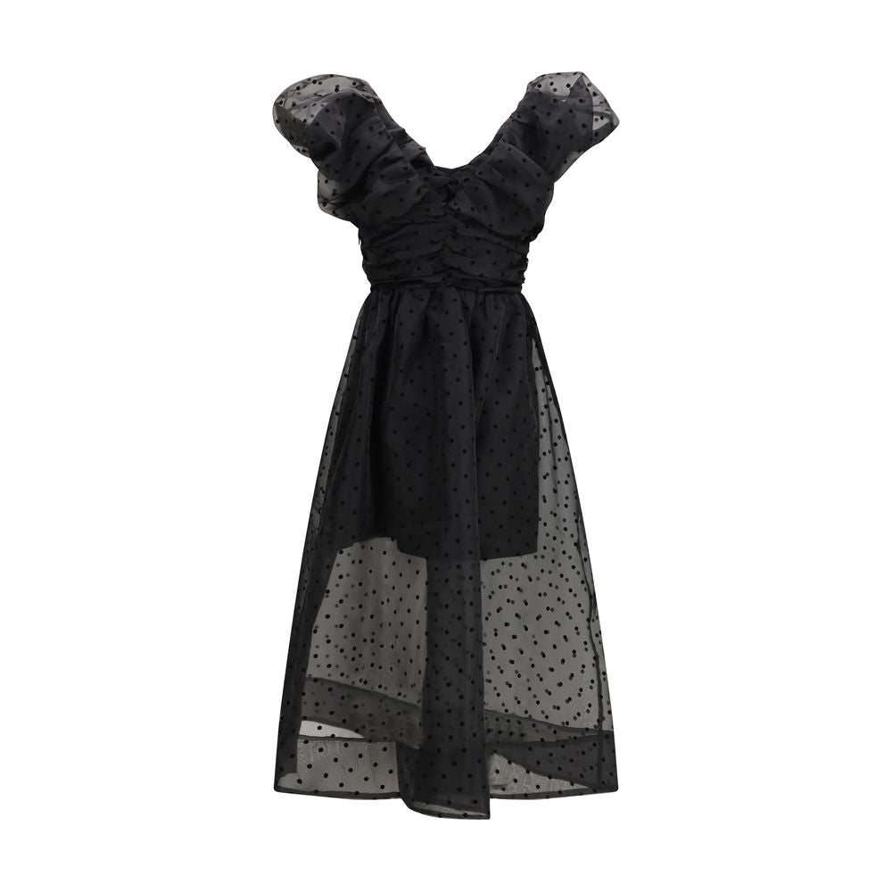 Black Recycled Polyester Cocktail Dress