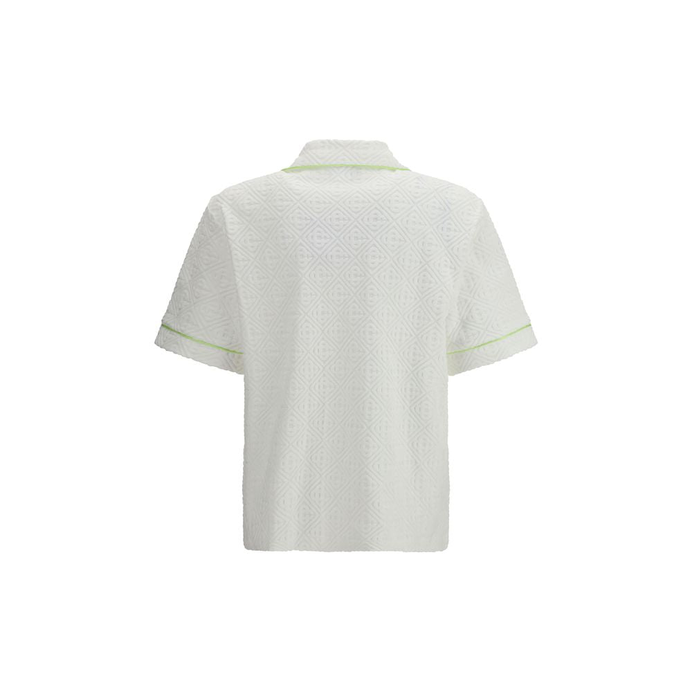 White Cotton Shortsleeve Shirt