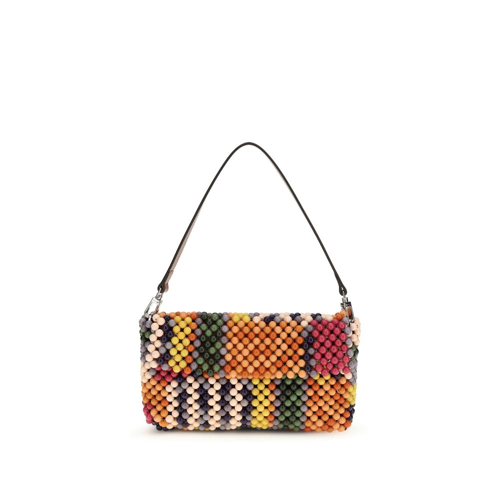 Multicolor Other Fibres Shoulder Bag