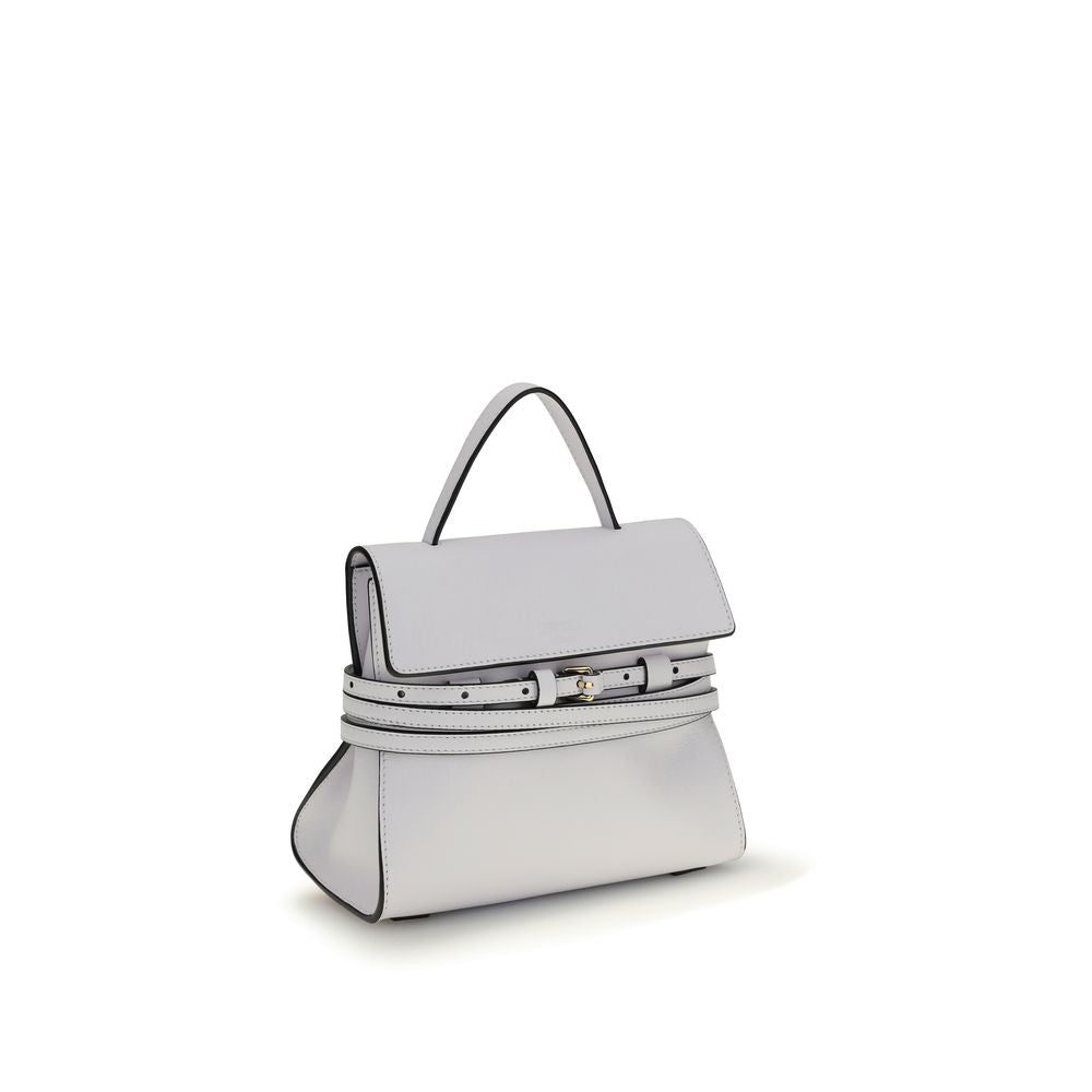 White Calf Leather Bos Taurus Handbag