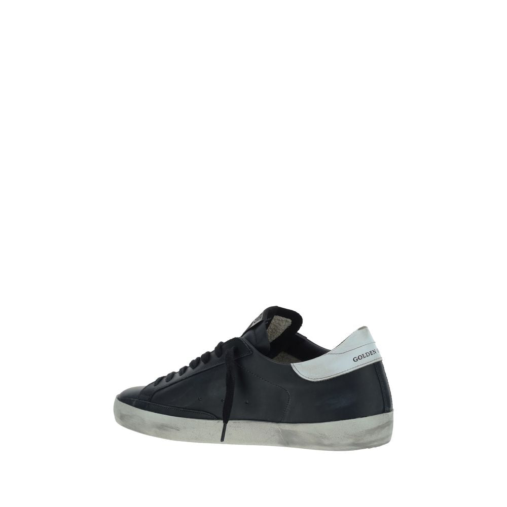 Black Calf Leather Bos Taurus Low Top Sneakers