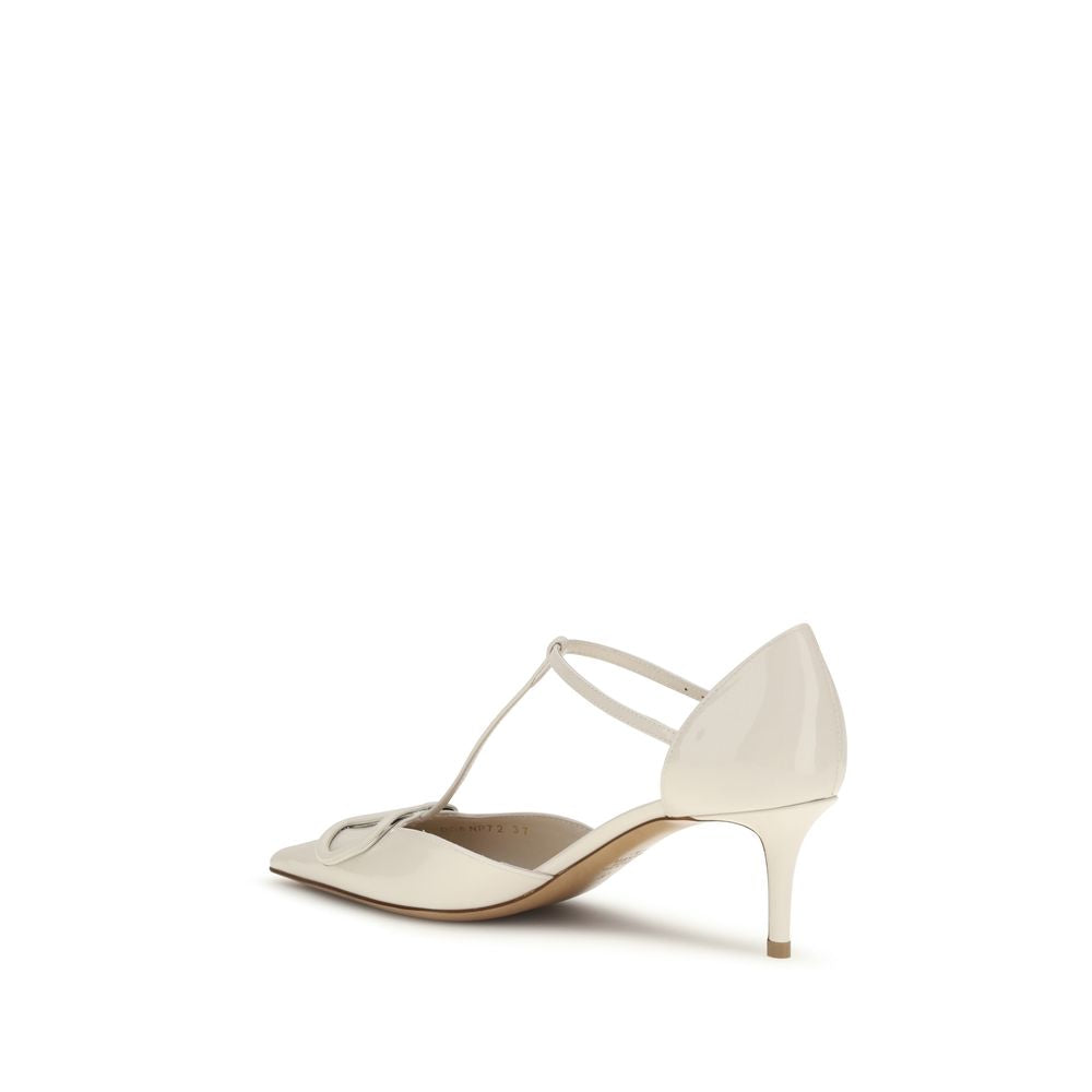 Black Calf Leather Bos Taurus High Heel Pumps