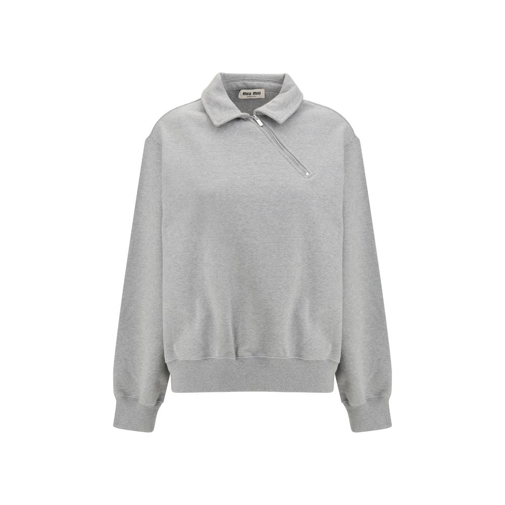 Gray Cotton Sweatshirt