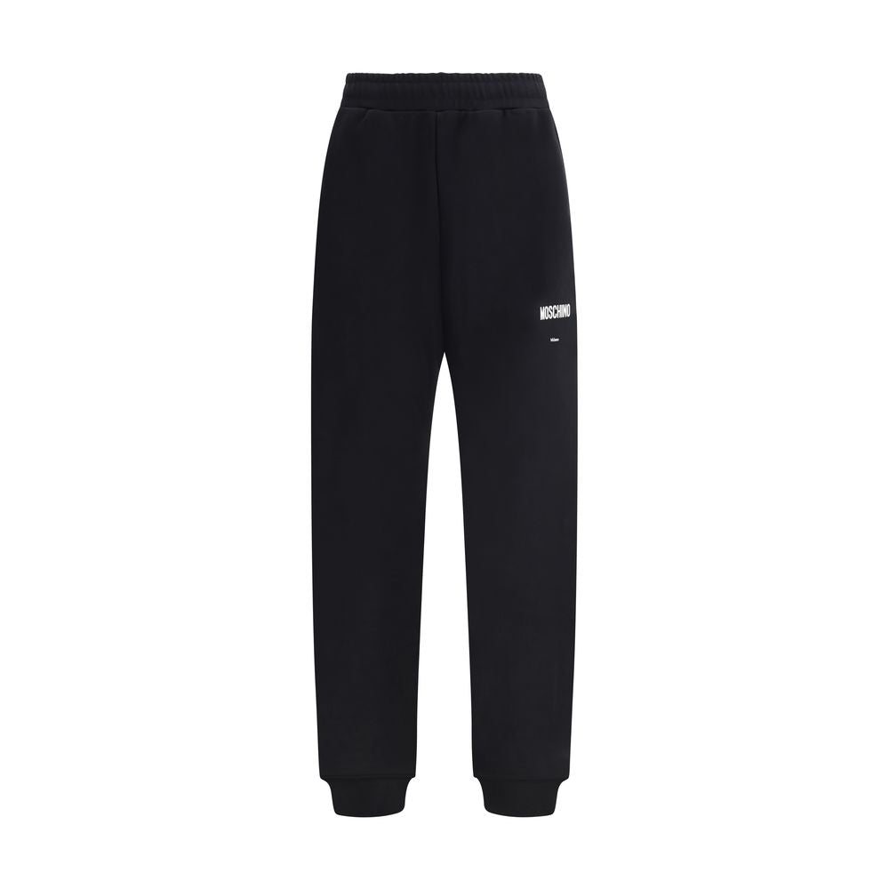 Black Cotton Casual Pants