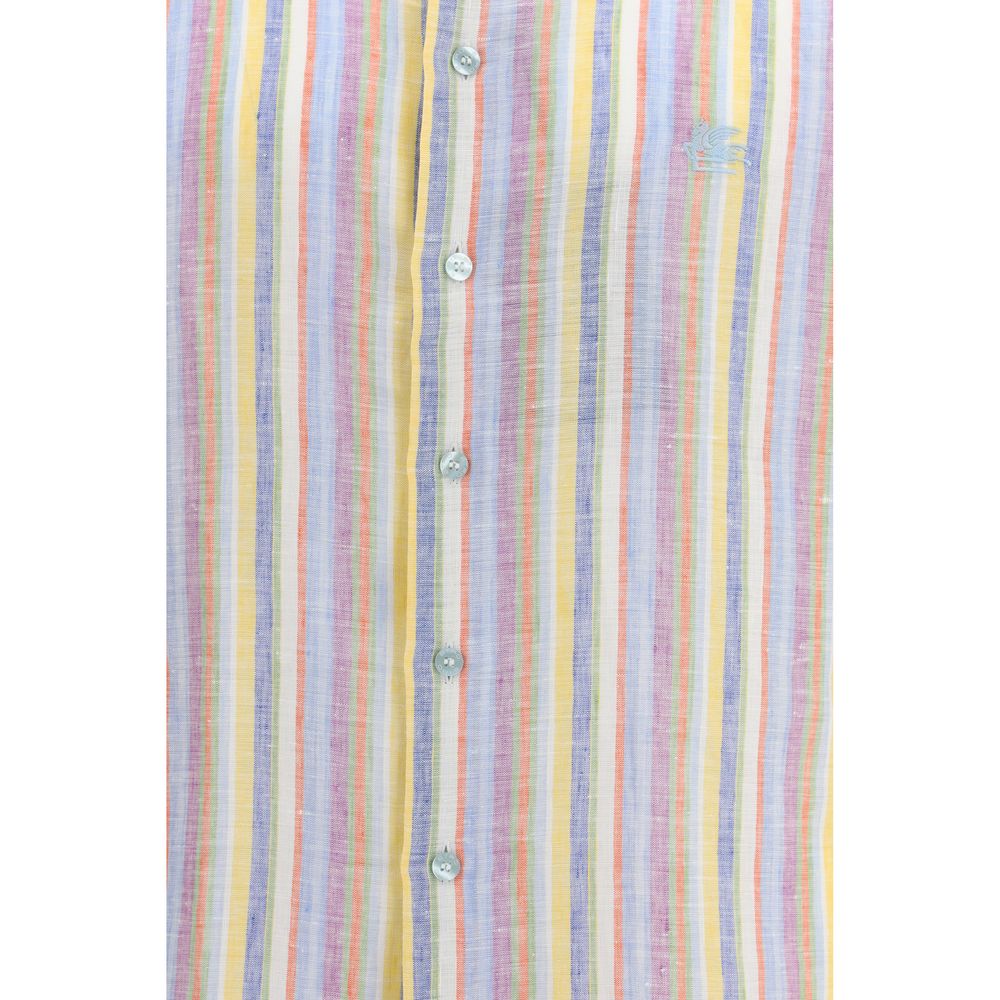 Multicolor Linen Pattern Shirt
