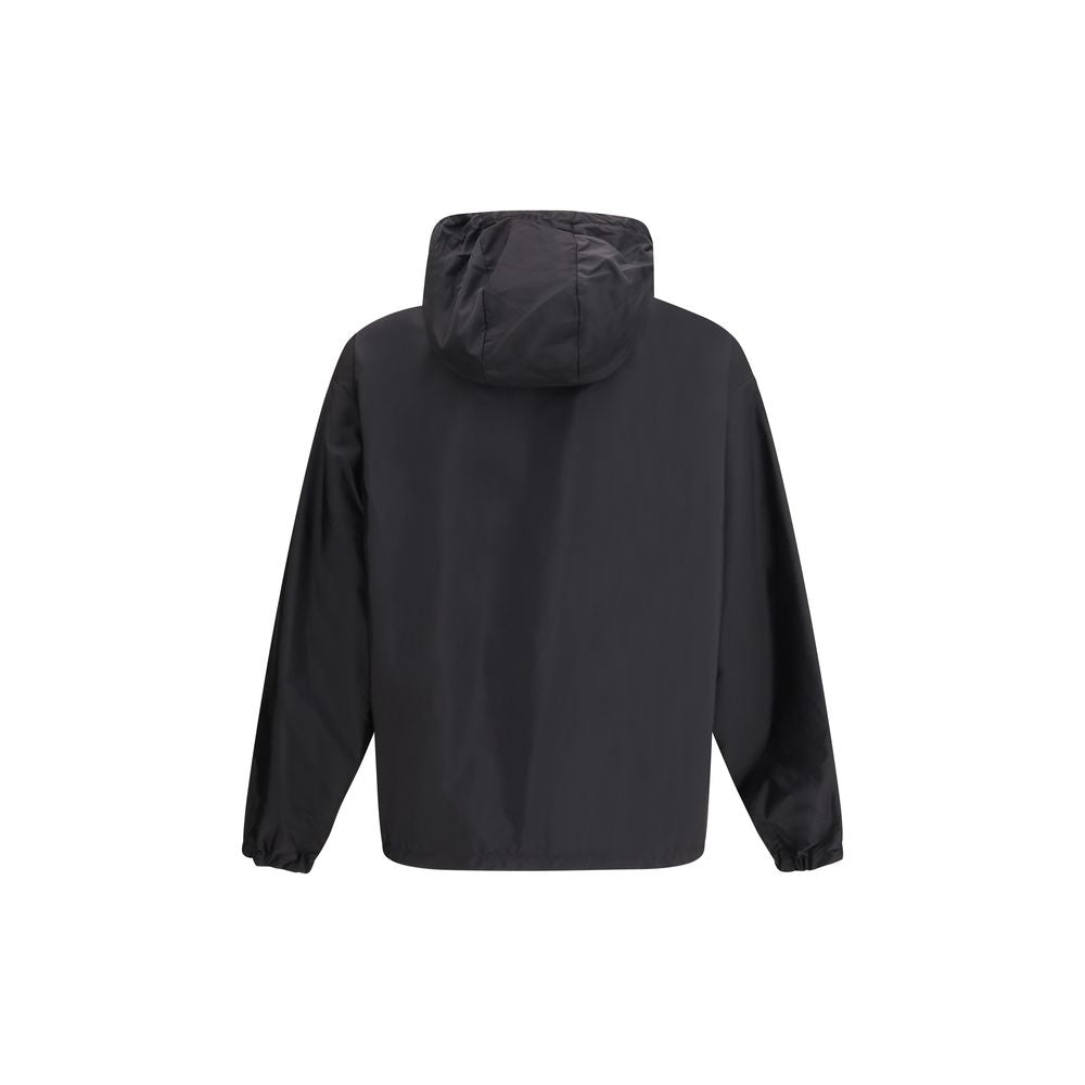 Black Recycled Polyamide Shell Jacket