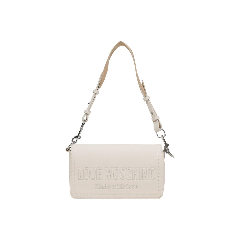 Beige Polyethylene Handbag
