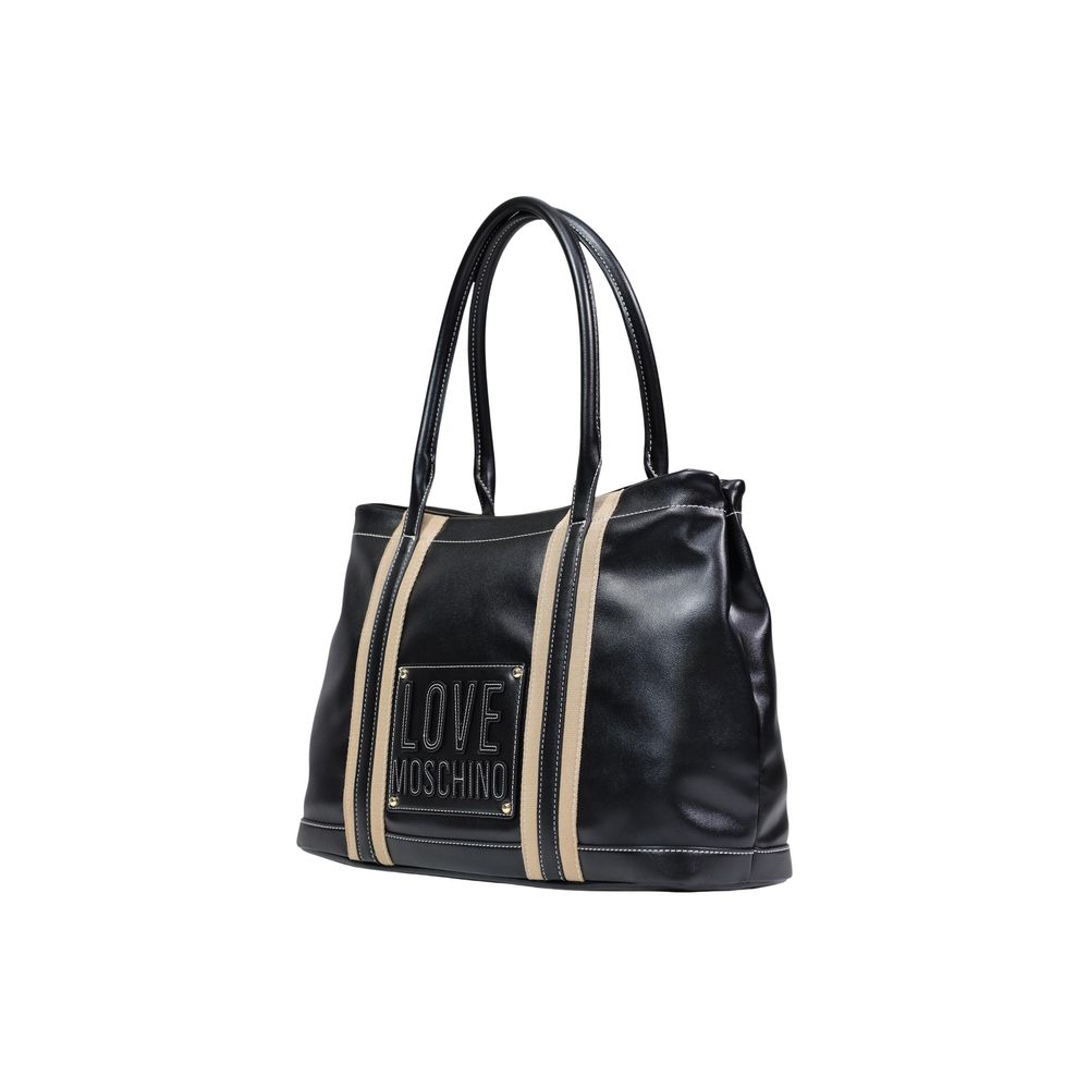Black Polyethylene Handbag