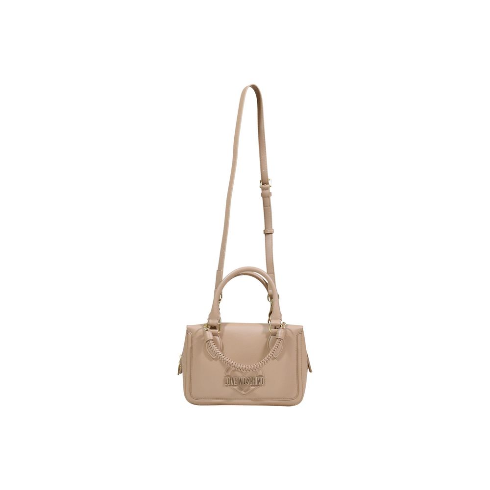 Beige Polyethylene Handbag