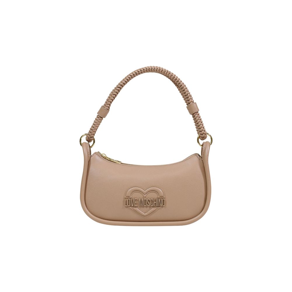 Beige Polyethylene Handbag