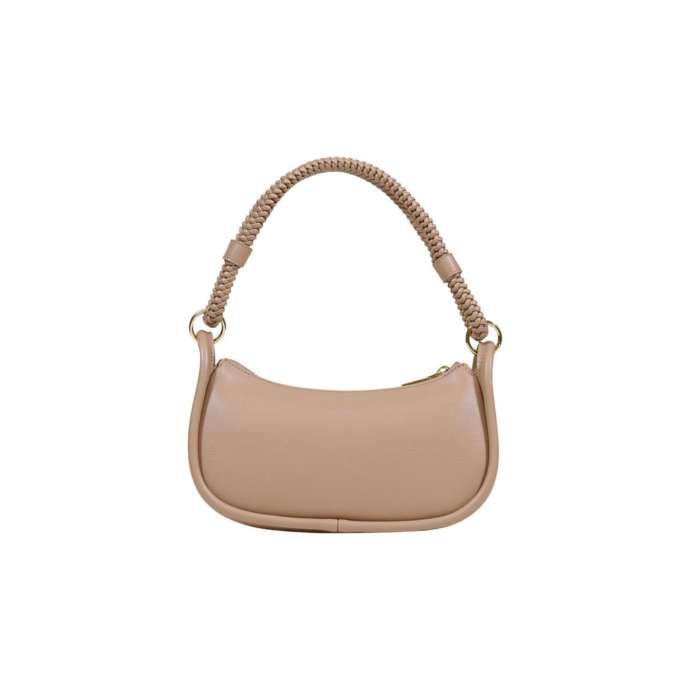 Beige Polyethylene Handbag